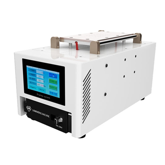 TBK 208M 3 in 1 Mini LCD Touch Screen Vacuum Laminating Bubble Remover Machine, Plug:UK Plug by TBK