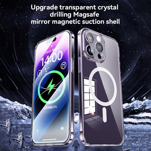 For iPhone 14 SULADA Jingpin Series All-inclusive Lens Electroplated TPU Phone Case(Transparent) by SULADA