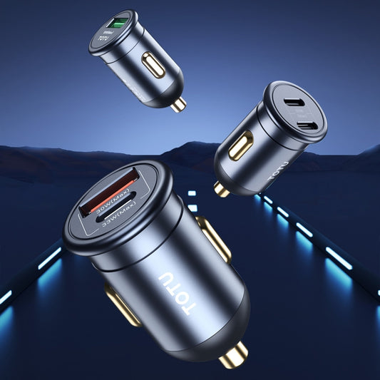 TOTUDESIGN 30W Car Fast Charging, Interface:USB-A + USB-C / Type-C - Car Charger by TOTUDESIGN | Online Shopping UK | buy2fix