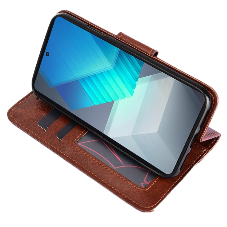 For Nokia X30 5G Crystal Texture Horizontal Flip Leather Phone Case(Black) - Nokia Cases by buy2fix | Online Shopping UK | buy2fix