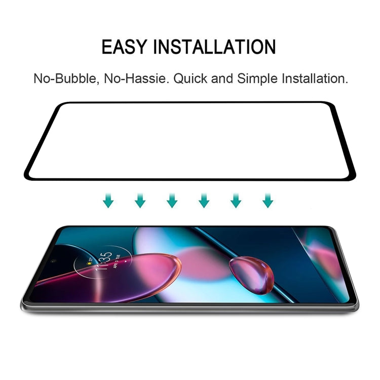 For Motorola Edge 30 Pro 5G/Edge+ 5G UW/Edge 2022 25 PCS Full Glue Full Screen Tempered Glass Film by buy2fix