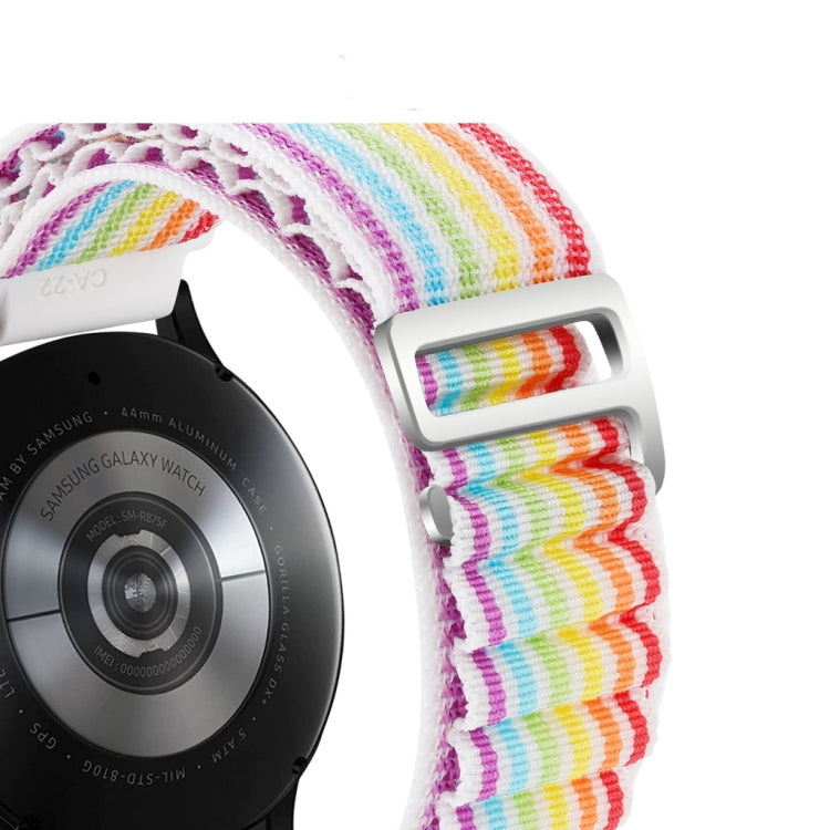 For Realme Watch 3/Amazfit GTR4/4 Pro Universal Nylon Watch Band(Colorful) - Watch Bands by buy2fix | Online Shopping UK | buy2fix
