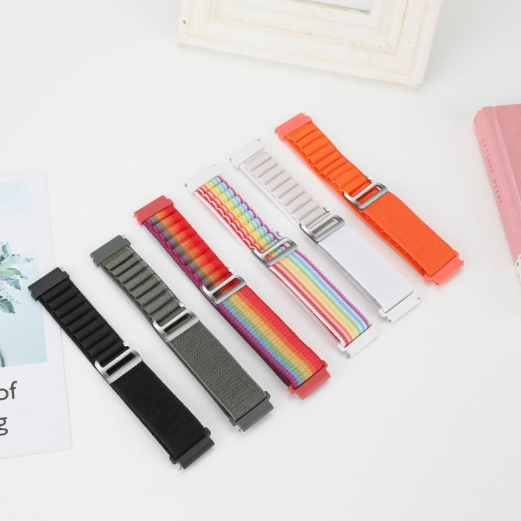 For Realme Watch 3/Amazfit GTR4/4 Pro Universal Nylon Watch Band(Colorful) - Watch Bands by buy2fix | Online Shopping UK | buy2fix