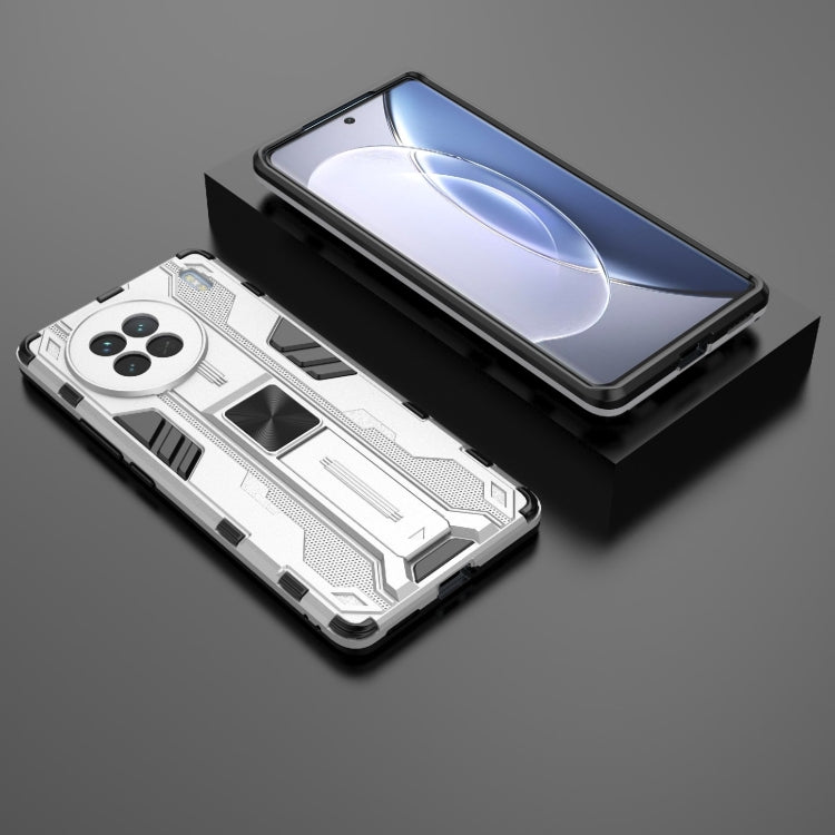 For vivo X90 5G Supersonic PC + TPU Shock-proof Phone Case(Silver) - vivo Cases by buy2fix | Online Shopping UK | buy2fix