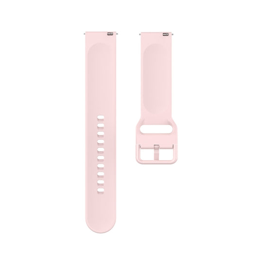 23mm Color Buckle Silicone Wrist Strap Watch Band for Fitbit Versa 2 / Versa / Versa Lite / Blaze, Size: L(Pink) by buy2fix