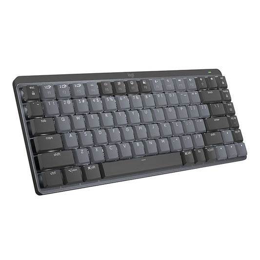 Logitech MX Mechanical Mini Wireless Bluetooth Dual Mode Keyboard with Logi Bolt USB Receiver(Brown Axis) by Logitech
