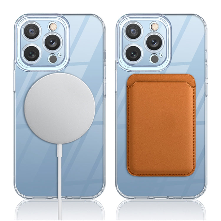 For iPhone 14 Simple Transparent Magsafe Phone Case - iPhone 14 Cases by buy2fix | Online Shopping UK | buy2fix