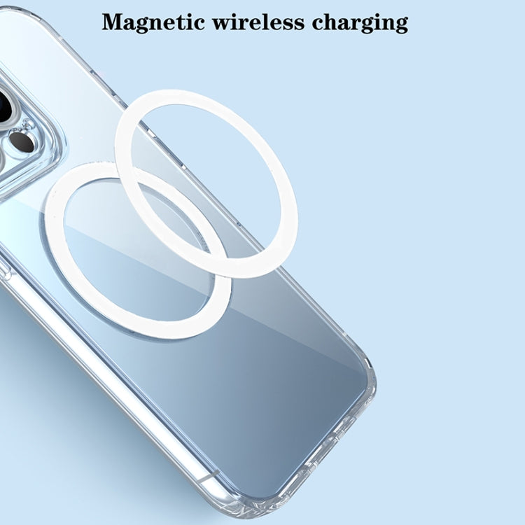 For iPhone 14 Simple Transparent Magsafe Phone Case - iPhone 14 Cases by buy2fix | Online Shopping UK | buy2fix
