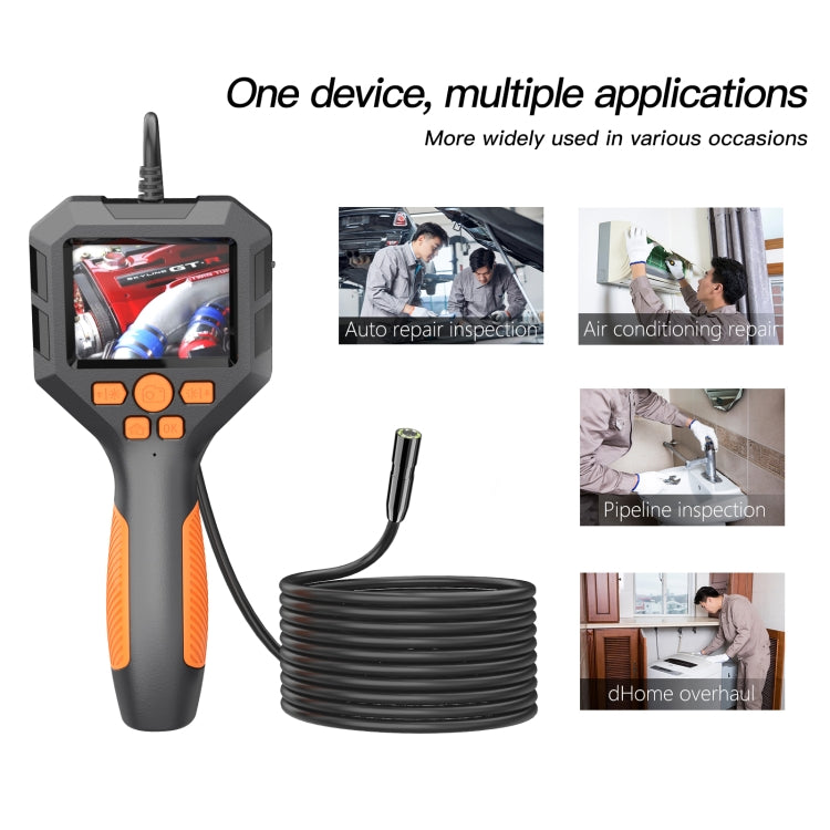 5.5mm P10 2.8 inch HD Handheld Endoscope with LCD Screen, Length:10m - by buy2fix | Online Shopping UK | buy2fix