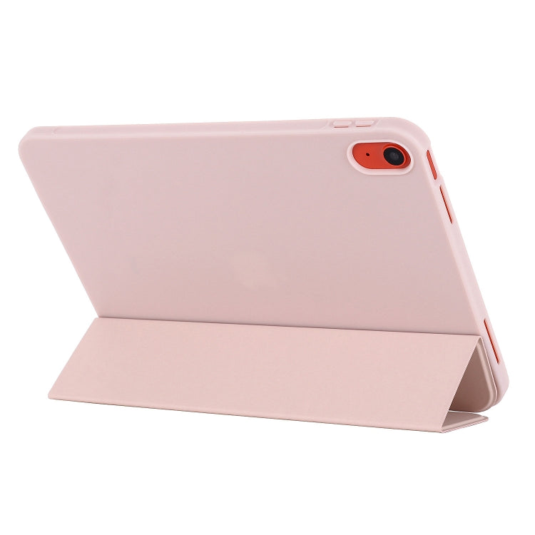 For iPad 2025 / 2022 Tri-fold Holder Tablet Leather Case(Pink) - iPad 2025 / 2022 Cases by buy2fix | Online Shopping UK | buy2fix