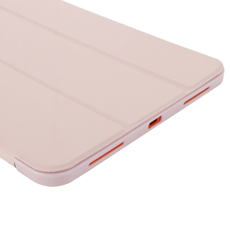 For iPad 2025 / 2022 Tri-fold Holder Tablet Leather Case(Pink) - iPad 2025 / 2022 Cases by buy2fix | Online Shopping UK | buy2fix