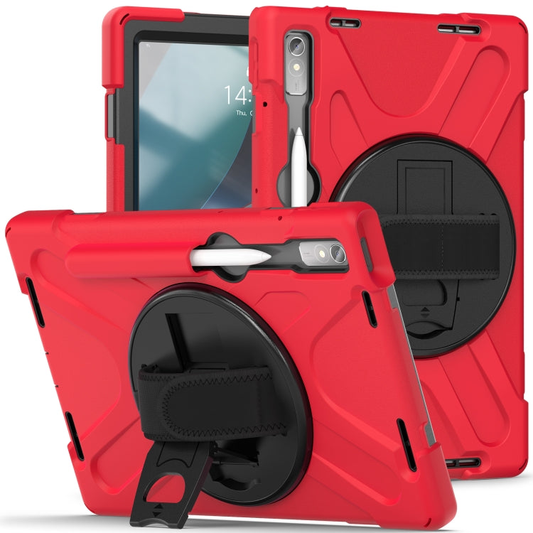 For Lenovo Tab P11 Pro Gen 2 Silicone + PC Protective Tablet Case(Red) - Lenovo by buy2fix | Online Shopping UK | buy2fix