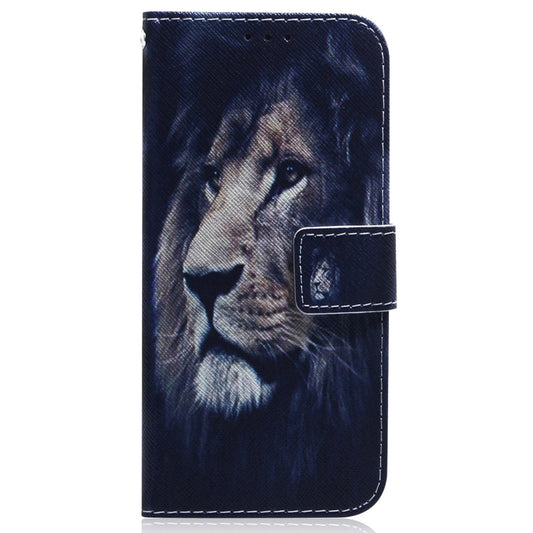For Infinix Hot 20 Coloured Drawing Flip Leather Phone Case(Lion) by buy2fix