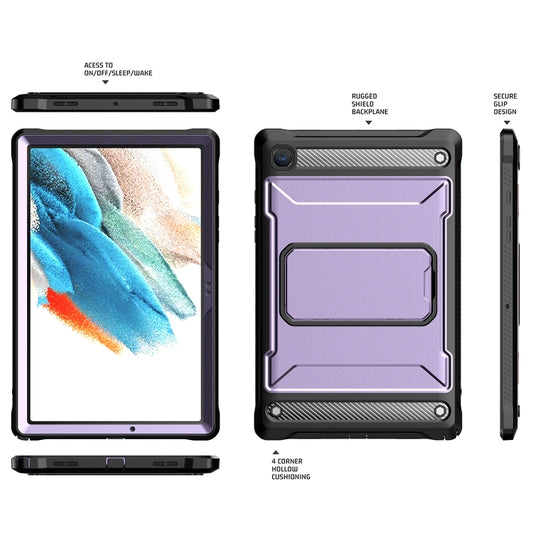 For Samsung Galaxy Tab A8 10.5 2021 Explorer Tablet Protective Case (Purple) by buy2fix