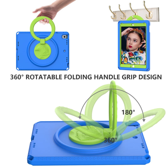 For iPad 5 / 7 / 6 / 8 / 9 EVA + PC Shockproof Tablet Case with Waterproof Frame(Blue) by buy2fix