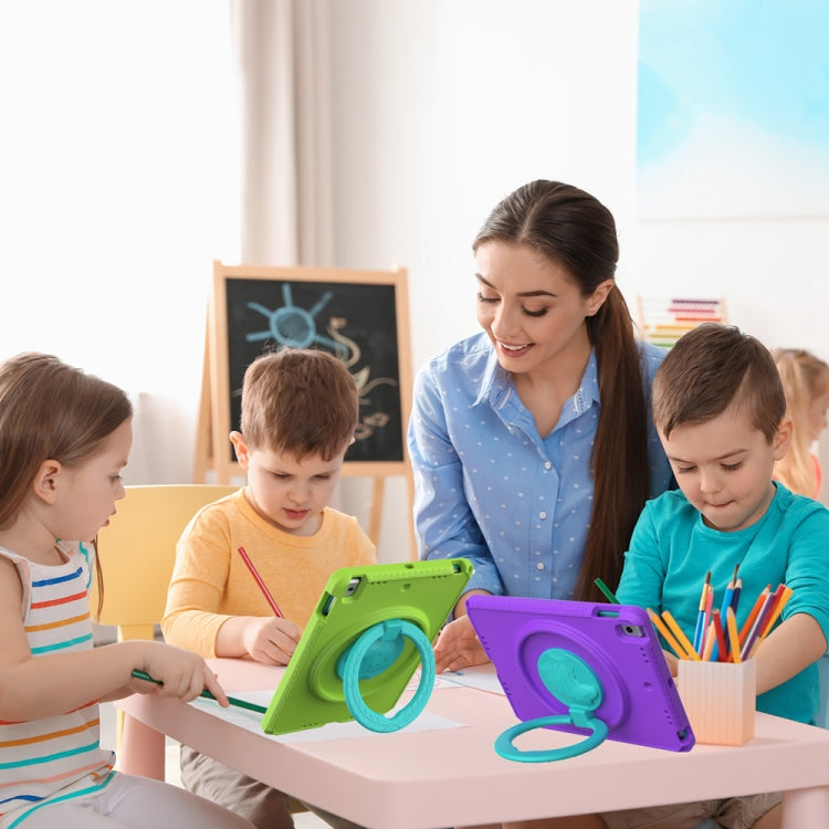 For iPad 5 / 7 / 6 / 8 / 9 EVA + PC Shockproof Tablet Case with Waterproof Frame(Blue) by buy2fix