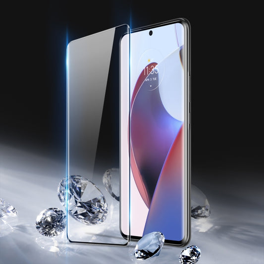 For Motorola Edge 30 Ultra 10pcs DUX DUCIS 0.33mm 9H Medium Alumina HD Full Screen Tempered Glass Film by DUX DUCIS