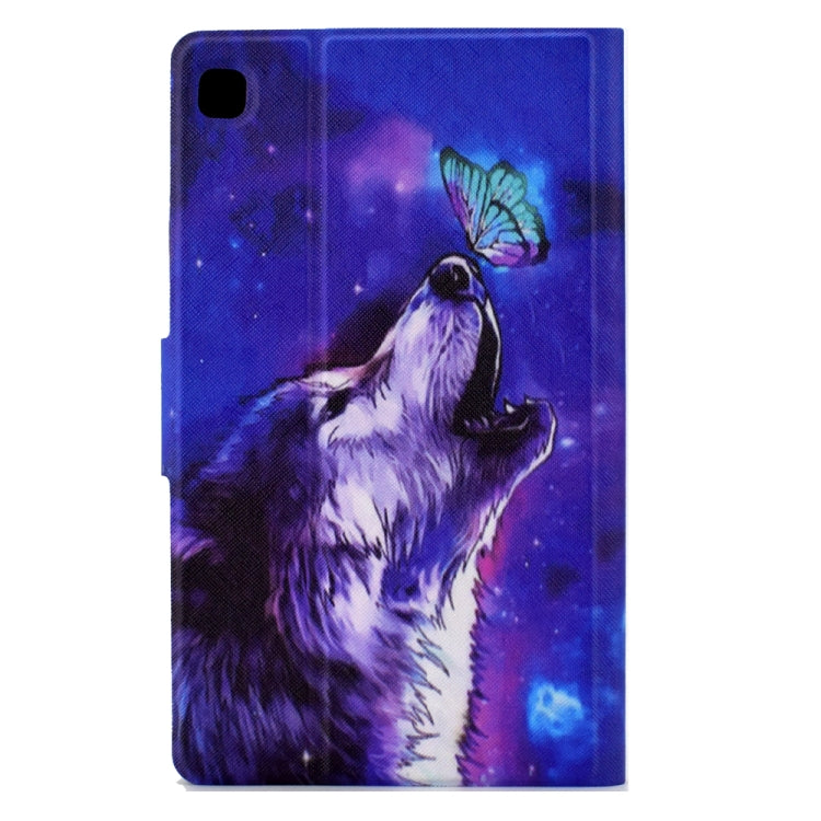 For iPad 10.2 / Air 10.5 2019 / Pro 10.5 2017 Electric Pressed TPU Smart Leather Tablet Case(Butterfly Wolf) - iPad Air (2019) Cases by buy2fix | Online Shopping UK | buy2fix