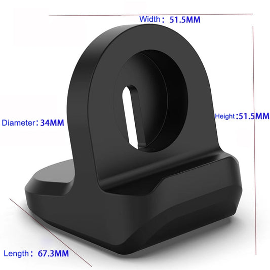For Google Pixel Watch Smart Watch Silicone Charging Holder(Black) by buy2fix
