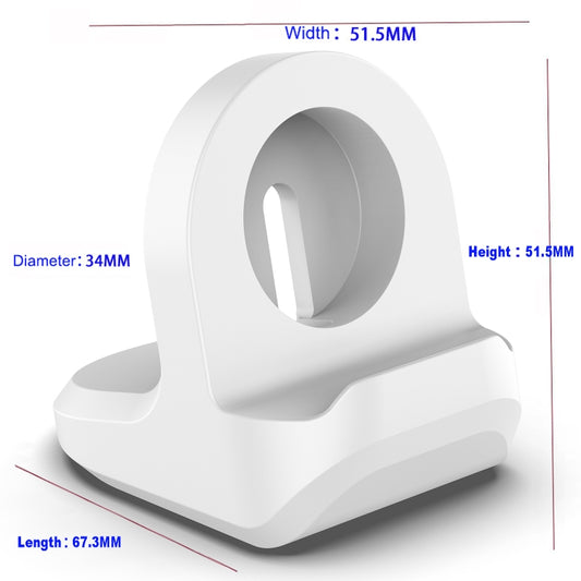 For Google Pixel Watch Smart Watch Silicone Charging Holder(White) by buy2fix