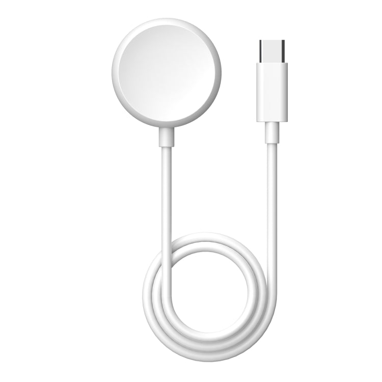 For Google Pixel Watch Type-C Port Smart Watch Magnetic Charging Cable, Length: 1m(White) - Other by buy2fix | Online Shopping UK | buy2fix