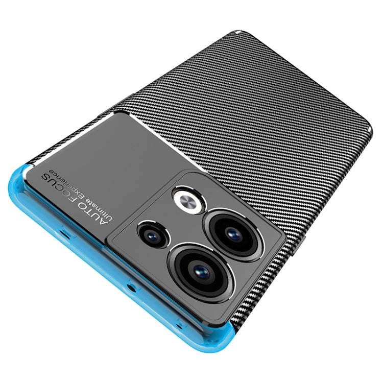For OPPO Reno9 Pro+ Carbon Fiber Texture Shockproof TPU Phone Case(Black) - OPPO Cases by buy2fix | Online Shopping UK | buy2fix