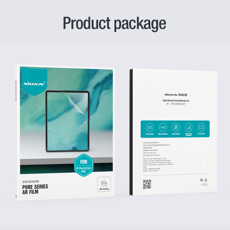 For iPad 2025 / 2022 NILLKIN Net Series Anti-Reflection Tempered Film - iPad 2025 / 2022 Tempered Glass by NILLKIN | Online Shopping UK | buy2fix