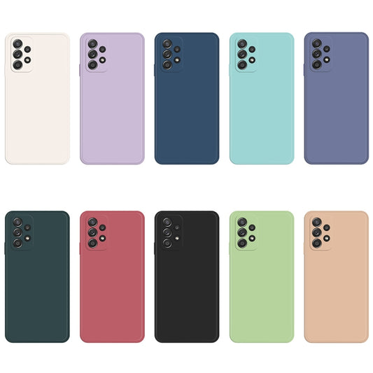 For Samsung Galaxy A52/A52s 5G Imitation Liquid Silicone Phone Case(Dark Green) by buy2fix