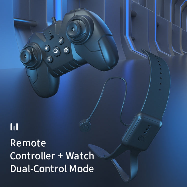 JJR/C Q126 Spray Bomb Drift Remote Control Car, Specification:Double Control Universal Wheel(Blue) by JJR/C