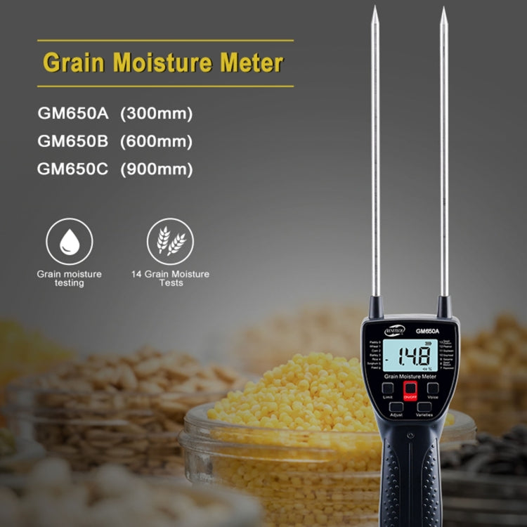 BENETECH GM650A Grain Moisture Meter, Battery Not Included - PH & Moisture Meter by BENETECH | Online Shopping UK | buy2fix