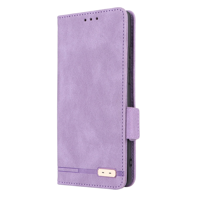 For Motorola Edge 30 Ultra / Moto X30 Pro Magnetic Clasp Flip Leather Phone Case(Purple) - Motorola Cases by buy2fix | Online Shopping UK | buy2fix