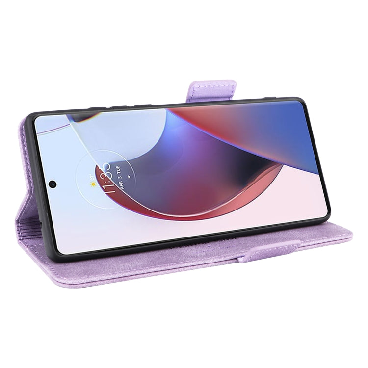 For Motorola Edge 30 Ultra / Moto X30 Pro Magnetic Clasp Flip Leather Phone Case(Purple) - Motorola Cases by buy2fix | Online Shopping UK | buy2fix