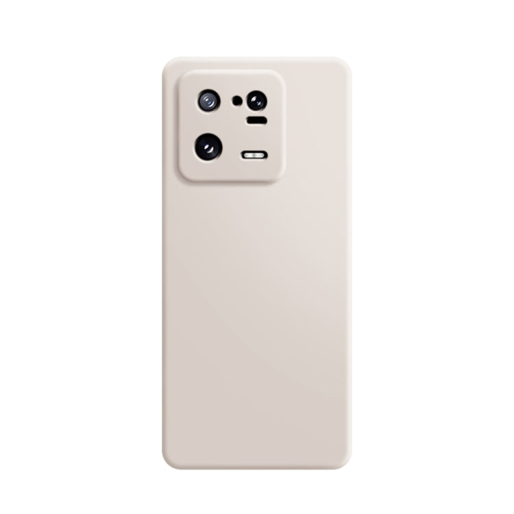 For Xiaomi 13 Pro Imitation Liquid Silicone Phone Case(White) - Xiaomi Cases by buy2fix | Online Shopping UK | buy2fix