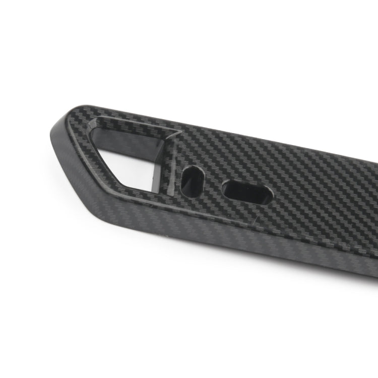 Car Modification Carbon Fiber Pattern License Plate Frame Holder(Black) by buy2fix