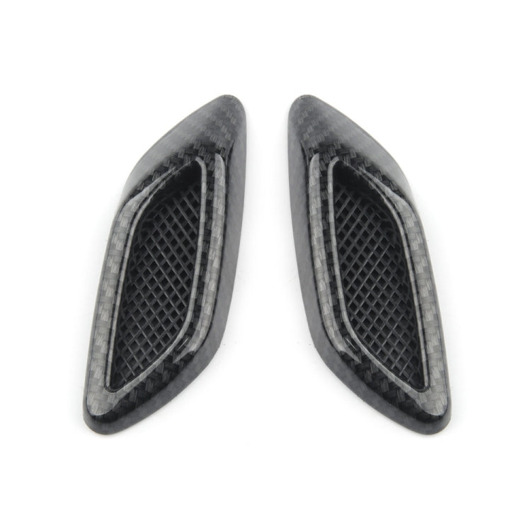 2 in 1 Car Hood Frame Decorative Stickers Fender Air Outlet Stickers(Black) - Anti Collision Sticker by buy2fix | Online Shopping UK | buy2fix