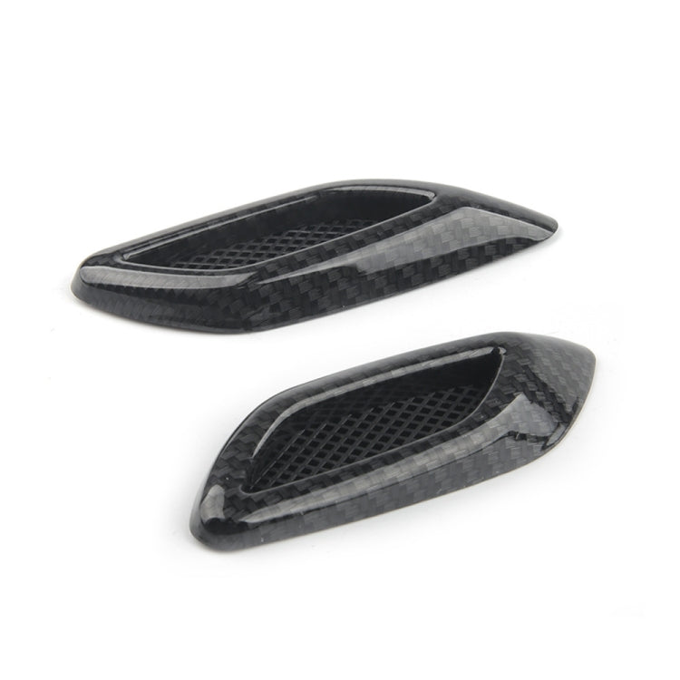 2 in 1 Car Hood Frame Decorative Stickers Fender Air Outlet Stickers(Black) - Anti Collision Sticker by buy2fix | Online Shopping UK | buy2fix