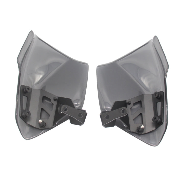 For BMW K 1600 B / K 1600 GT MO-HS005 Motorcycle Windshield Hand Guards Protectors(Grey) - Ornamental Parts by buy2fix | Online Shopping UK | buy2fix