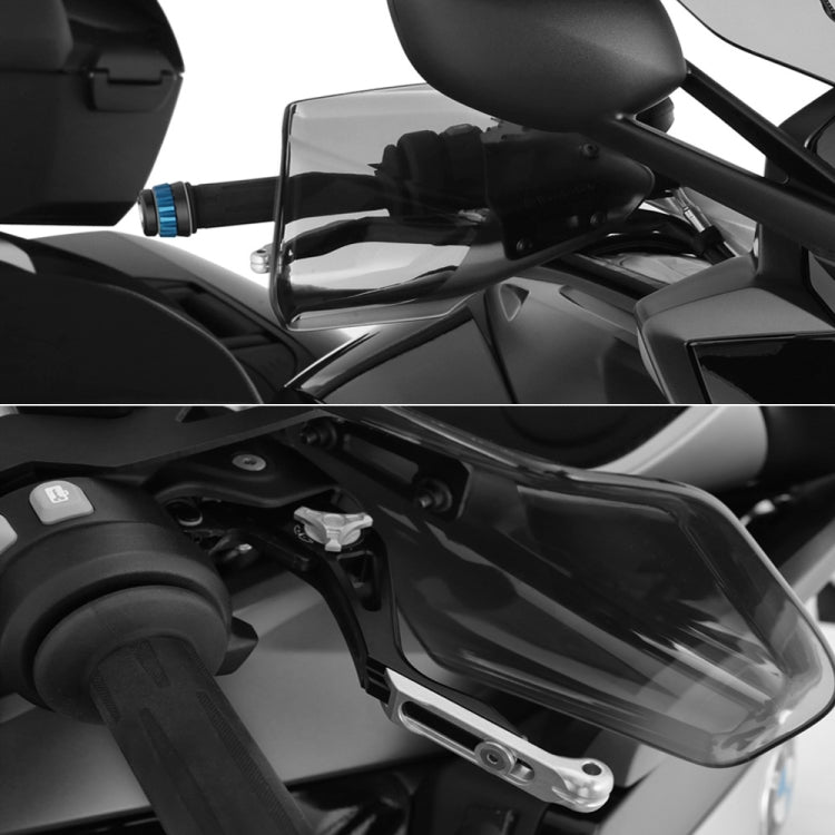 For BMW K 1600 B / K 1600 GT MO-HS005 Motorcycle Windshield Hand Guards Protectors(Transparent) - Ornamental Parts by buy2fix | Online Shopping UK | buy2fix