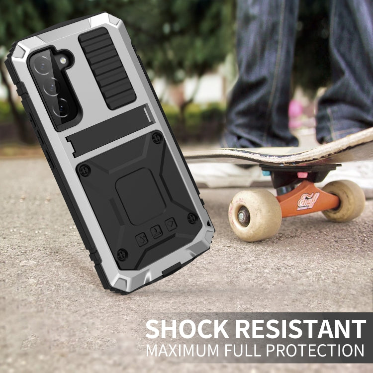 For Samsung Galaxy S23+ 5G R-JUST Life Waterproof Dustproof Shockproof Phone Case(Silver) by R-JUST