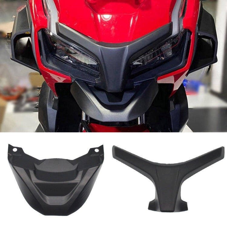 For Honda ADV150 2019-2020 Motorcycle Modification Headlight Trim Cover(Black) - Ornamental Parts by buy2fix | Online Shopping UK | buy2fix