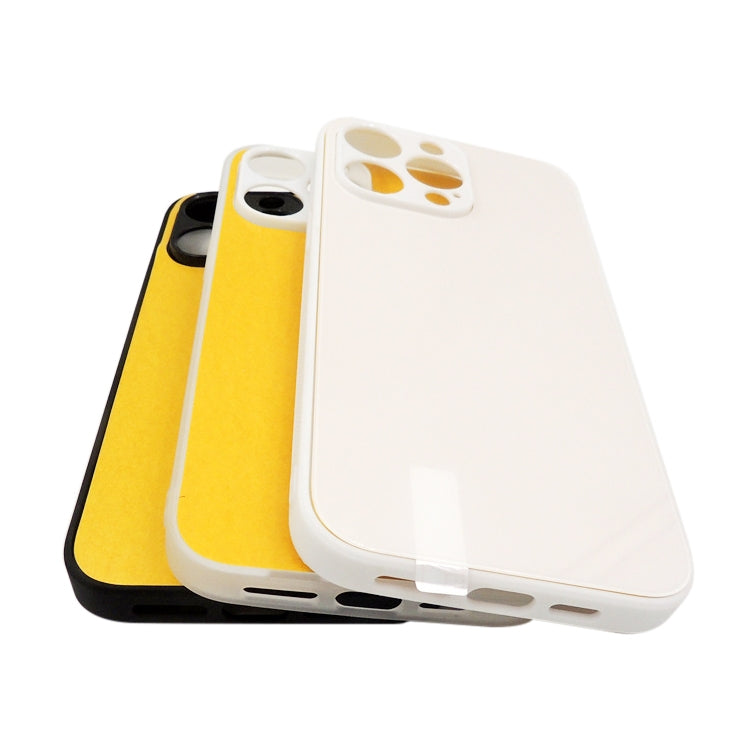 For iPhone 14 Pro 10pcs Thermal Transfer Glass Phone Case(Transparent) - iPhone 14 Pro Cases by buy2fix | Online Shopping UK | buy2fix