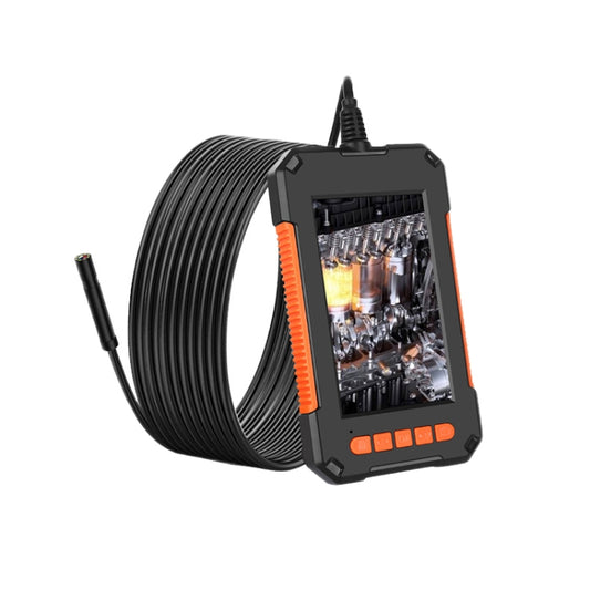 P40 8mm HD Waterproof Portable Integrated Hand-held Vertical Screen Industry Endoscope, Length:5m(Flexible Wire) by buy2fix