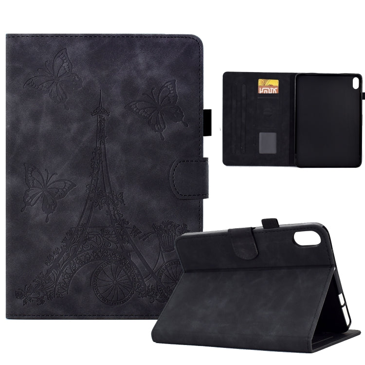 For iPad 2025 / 2022 Tower Embossed Leather Smart Tablet Case(Black) - iPad 2025 / 2022 Cases by buy2fix | Online Shopping UK | buy2fix