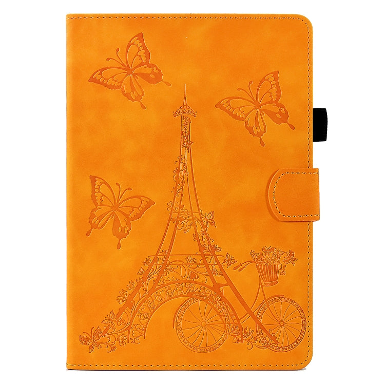 For iPad mini 2024 / mini 6 Tower Embossed Leather Smart Tablet Case(Khaki) - iPad mini 6 Cases by buy2fix | Online Shopping UK | buy2fix