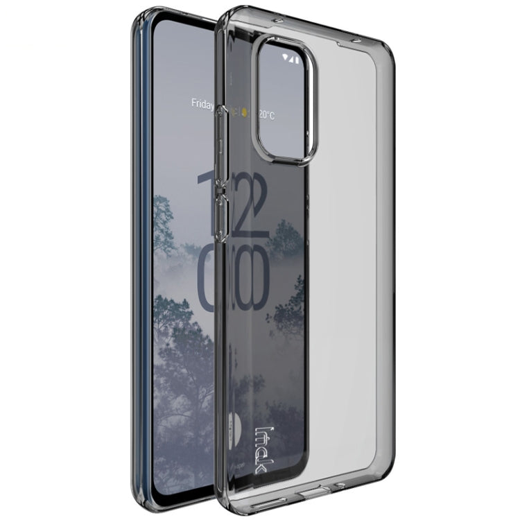 For Nokia X30 5G IMAK UX-5 Series Claer TPU Phone Case(Transparent Black) - Nokia Cases by imak | Online Shopping UK | buy2fix