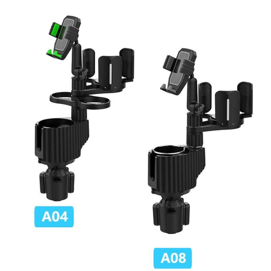 A04 Car Drink Water Cup Mobile Phone Holder(Grey) by buy2fix