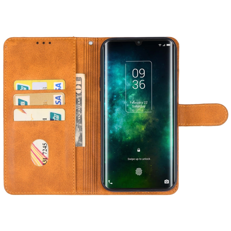 For TCL 10 Plus Leather Phone Case(Brown) - TCL by buy2fix | Online Shopping UK | buy2fix