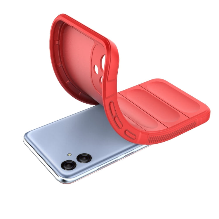 For Samsung Galaxy A04e 4G Magic Shield TPU + Flannel Phone Case(Red) by buy2fix