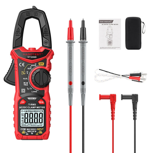HABOTEST HT206D Clamp Type High Precision Digital Multimeter by HABOTEST