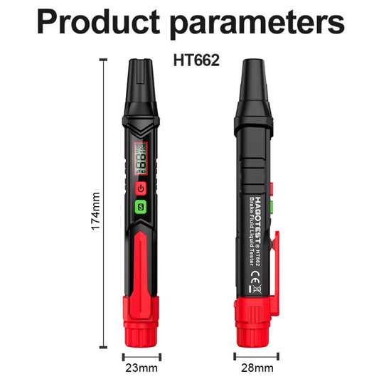 HABOTEST HT662 Car Motorcycle Brake Fluid Test Pen - Electronic Test by HABOTEST | Online Shopping UK | buy2fix